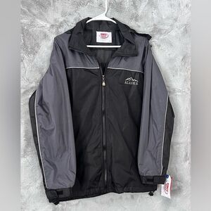 NWT Dimco Apparel Black and Gray Men's lightweight Spring Jacket Size Small